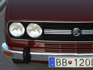 skoda 120 ls 1977 3D Model