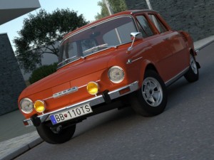 skoda 100 l 1970 Modelo 3D