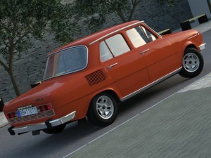 skoda 100 l 1970 3D Model