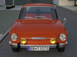 skoda 100 l 1970 3D Model