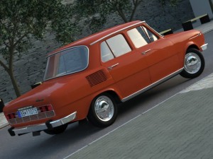skoda 100 l 1970 3D Model
