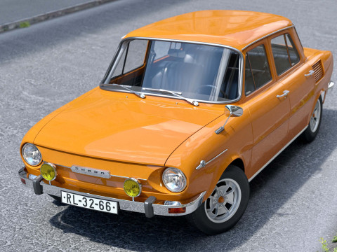 Skoda 100L 1970 Modello 3D