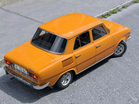 Skoda 100L 1970 Modelo 3D