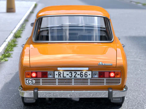 Skoda 100L 1970 Modelo 3D
