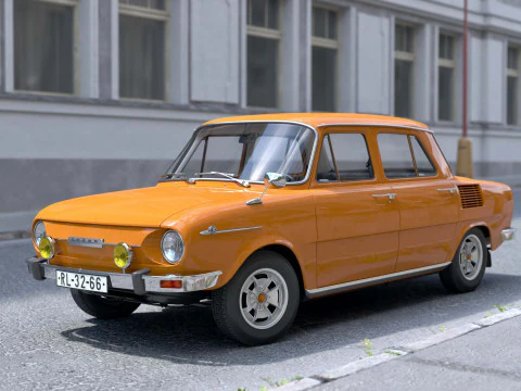 Skoda 100L 1970 Modelo 3D