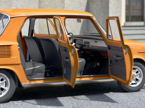 Skoda 100L 1970 Modelo 3D