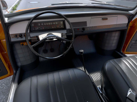 Skoda 100L 1970 Modelo 3D