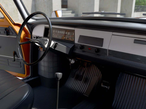 Skoda 100L 1970 Modelo 3D