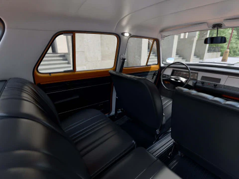 Skoda 100L 1970 Modelo 3D