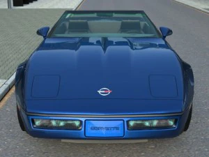 corvette convertible 1986 3D Model