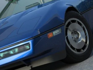 corvette convertible 1986 3D Model