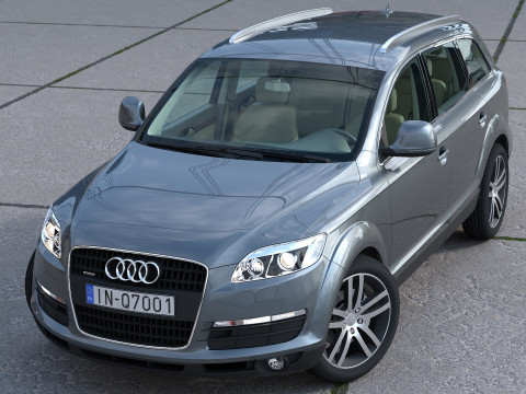 Audi Q7 2008 3D 모델
