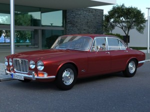 jaguar xj6 1972 3D 모델