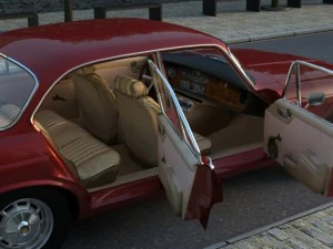 jaguar xj6 1972 3D Model