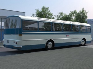 karosa sd11 1965 Modelo 3D