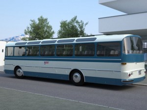 karosa sd11 1965 Modelo 3D