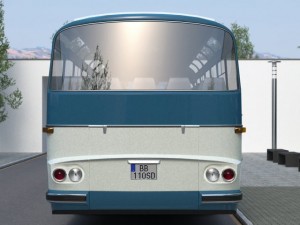 karosa sd11 1965 Modelo 3D