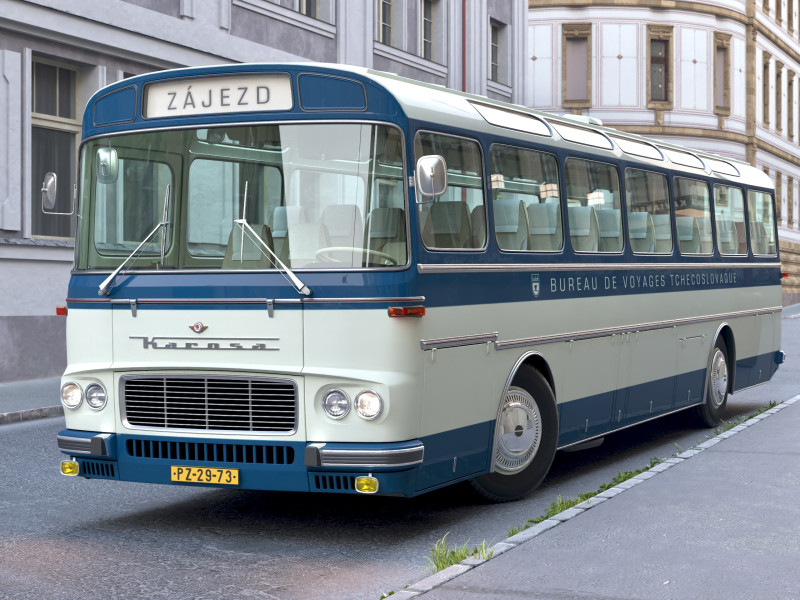 Karosa SD11 1968 Modelo 3D .c4d .max .obj .3ds .fbx .stl .blend