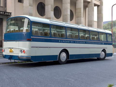 Karosa SD11 1968 Modelo 3D