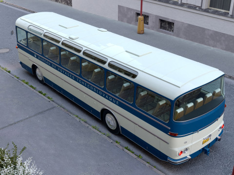 Karosa SD11 1968 Modelo 3D