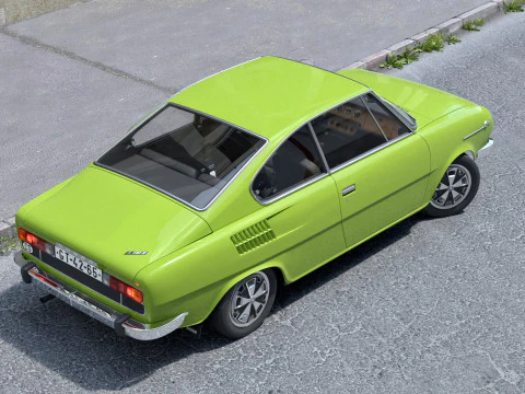 Skoda 110R 1970 3D Model