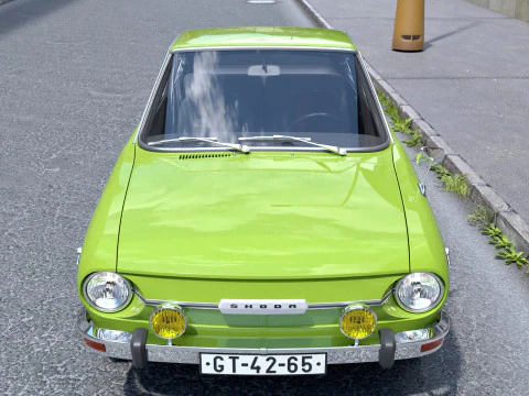 Skoda 110R 1970 3D Model