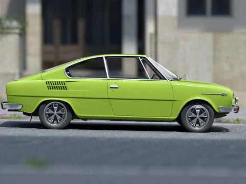 Skoda 110R 1970 3D Model