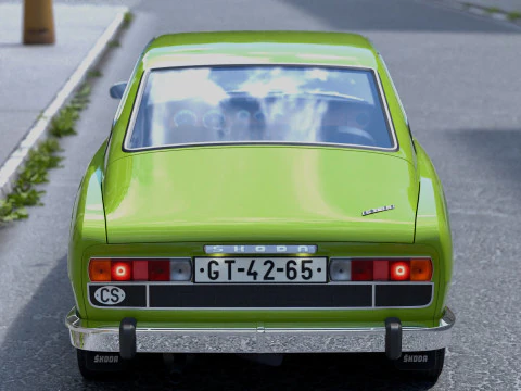 Skoda 110R 1970 3D Model