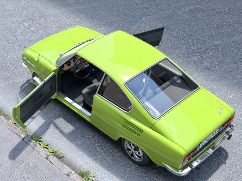 Skoda 110R 1970 3D Model