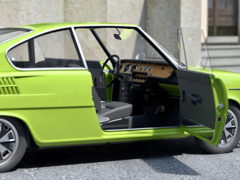 Skoda 110R 1970 3D Model
