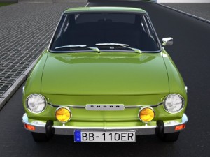skoda 110r 1971 3D Model