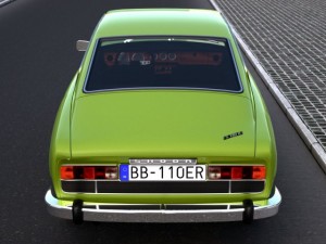 skoda 110r 1971 3D Model