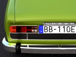 skoda 110r 1971 3D Model