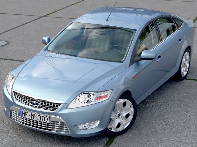 Mondeo Liftback 2009 3D-Modell .c4d .max .obj .3ds .fbx .stl .blend 