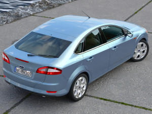 Mondeo Liftback 2009 3D-Modell