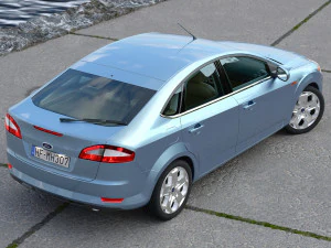 Mondeo Liftback 2009 3D Model