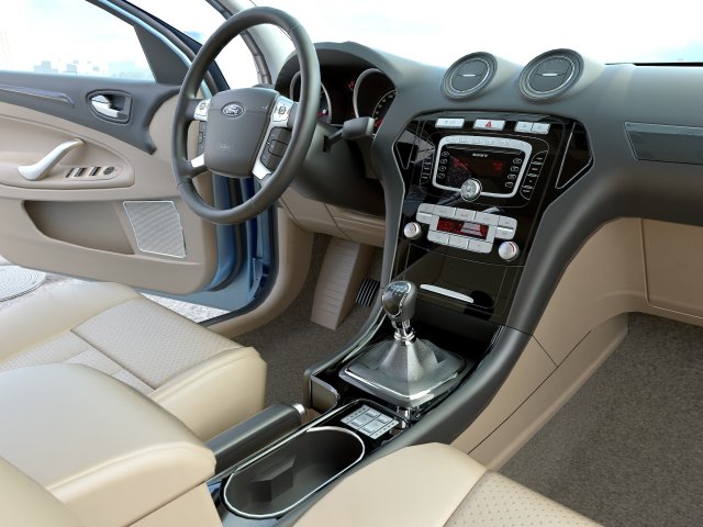 Ford Mondeo sedan Mk4 2013 3D-Modell - Herunterladen Fahrzeuge on