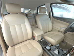 Mondeo Liftback 2009 3D-Modell