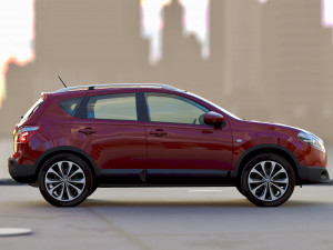 nissan qashqai 2010 3D Model