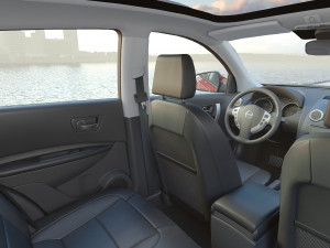 nissan qashqai 2010 3D Model