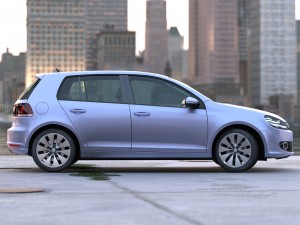 volkswagen golf 5 door 2010 3D Model