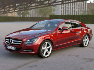 mercedes cls 2012 3D 模型