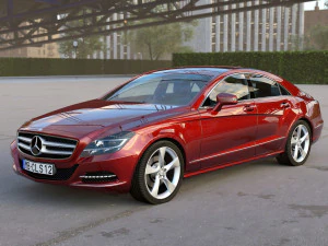 mercedes cls 2012 3D Model