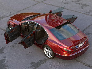 mercedes cls 2012 3D 模型