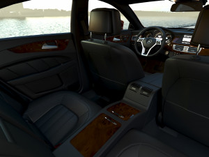 mercedes cls 2012 3D 模型