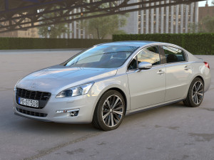 peugeot 508 2011 Model 3D