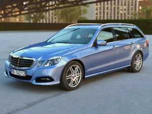 mercedes-benz e-class estate w212 2010 3D Model