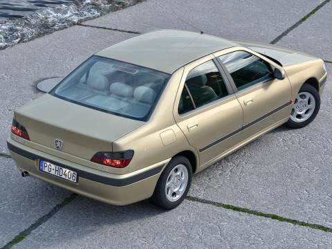 Peugeot 406 Sedan 1996 3D Model