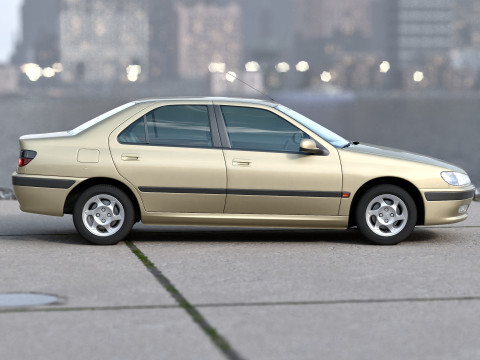 Peugeot 406 Sedan 1996 3D Model