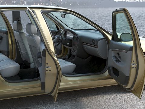 Peugeot 406 Sedan 1996 3D Model